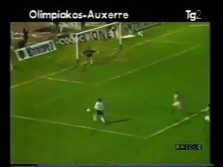 22.11.1989 - 1989-1990 UEFA Cup 3rd Round 1st Leg Olympiacos FC 1-1 AJ Auxerre