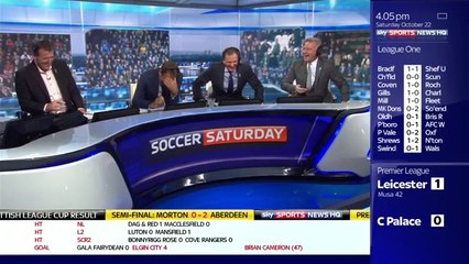 Sky Sports - Paul Mersons prononce "Salami" au lieu de Slimani et provoque l'hilarité sur le plateau