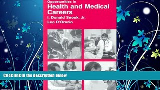 Popular Book Opportunities in Health and Medical Careers