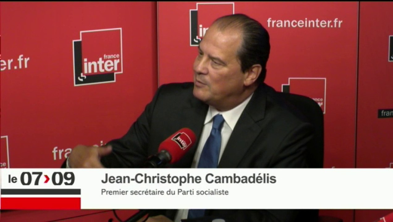 Jean-Christophe Cambadélis : "J'entends toutes les critiques. Et croyez-moi, j'en entends."