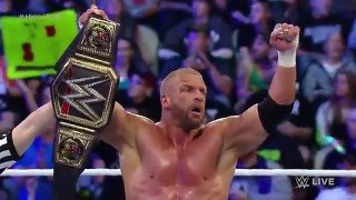 Roman Reigns Destroy Triple h Badly Raw Roman Reigns vs Triple h