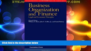 Big Deals  Business Organization and Finance: Legal and Economic Principles, 11th Edition