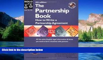 READ FULL  The Partnership Book: How to Write A Partnership Agreement  (With CD-ROM) 6th Edition