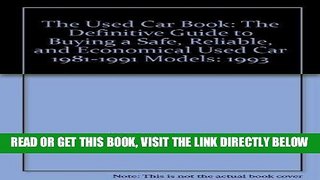 [FREE] EBOOK The Used Car Book 1993 ONLINE COLLECTION