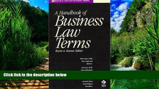 Books to Read  A Handbook of Business Law Terms (Black s Law Dictionary)  Full Ebooks Most Wanted