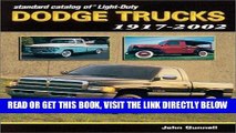[FREE] EBOOK Standard Catalog of Light-Duty Dodge Trucks 1917-2002 BEST COLLECTION