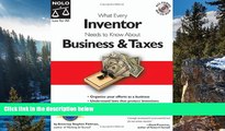 Big Deals  What Every Inventor Needs to Know About Business   Taxes  Best Seller Books Most Wanted