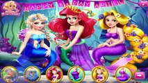 → Disney Mermaid Princess Ariel - Birthday Party (BFF Elsa & Rapunzel)