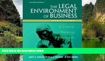 Big Deals  Legal Environment of Business: A Critical Thinking Approach (4th Edition)  Best Seller