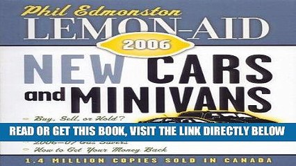 [FREE] EBOOK Lemon Aid 2006: New cars and Minivans ONLINE COLLECTION