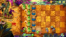 Plants vs Zombies 2 - Time Twister #2: Jurassic Vasebreaker | Wasabi Whip Super Power Tiles