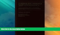 Big Deals  Corporate Finance and Governance  Best Seller Books Most Wanted