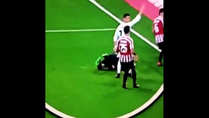 Cristiano Ronaldo Comically Signals For Offside After Morata Scores The Winner vs Athletic!