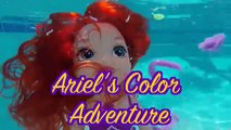 Ariel Mermaid Swimming Pool UNDERWATER Color Search Bathtub Bath Paint   Barbie Mermaid Learn Colors