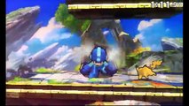 Mega Man Vs Pikachu - Super Smash Brothers 3DS Gameplay