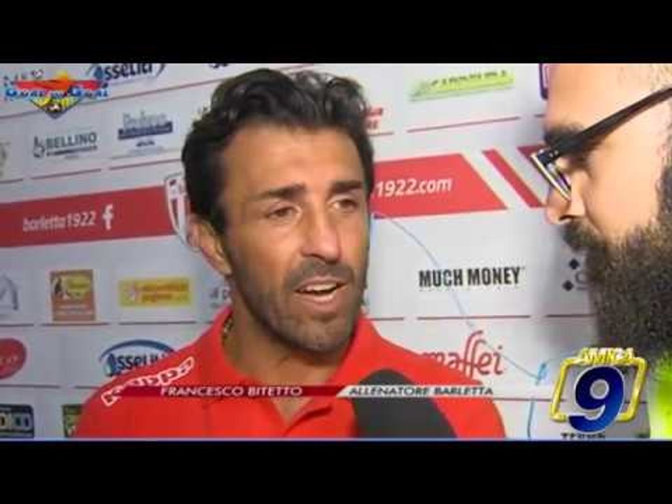 Barletta - Team Altamura 0-0 | Post Gara Francesco Bitetto - Allenatore Barletta