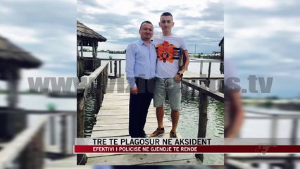 Tre të plagosur në aksident - News, Lajme - Vizion Plus