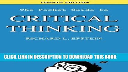 [EBOOK] DOWNLOAD The Pocket Guide to Critical Thinking 4th Edition GET NOW