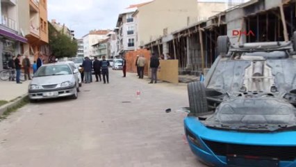 Yalvaç Gelin Arabası Takla Attı 4 Yaral