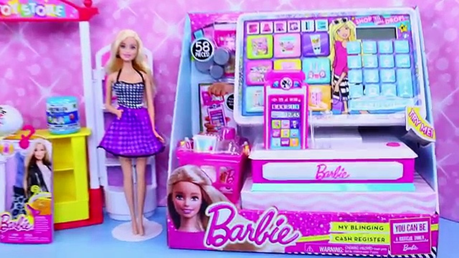 barbie doll cash register