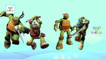 Finger Family Ninja Turtles and Spiderman Cartoon Animation Finger Family Nursery Rhymes Collection