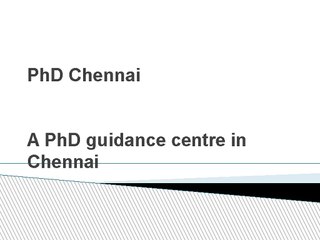 Expert PhD & Master's Thesis Assistance in Chennai 📚