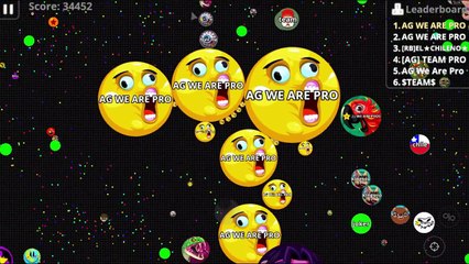 Agar.io Totally Destruction Solo Fastest Domination Agario Best Moments!