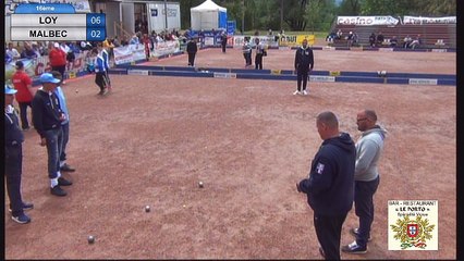 6ème International d'Andrézieux-Bouthéon, mai 2016 : Demi-finale LOY vs MALBEC