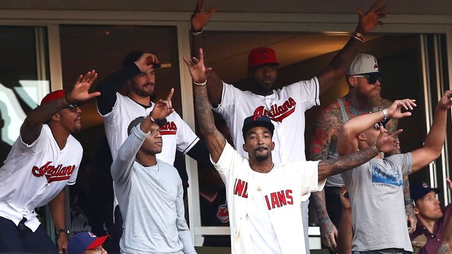 LeBron James Goes Crazy Over Cleveland Indians In World Series