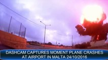 Les premières images du crash de l'avion à Malte