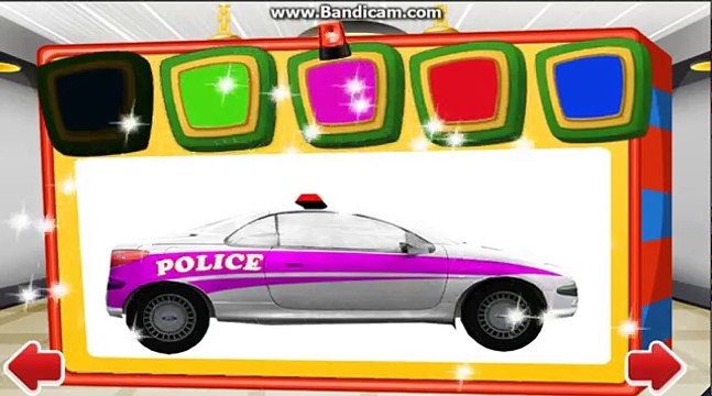Игра полицейская машина для детей / Games Wash police cars