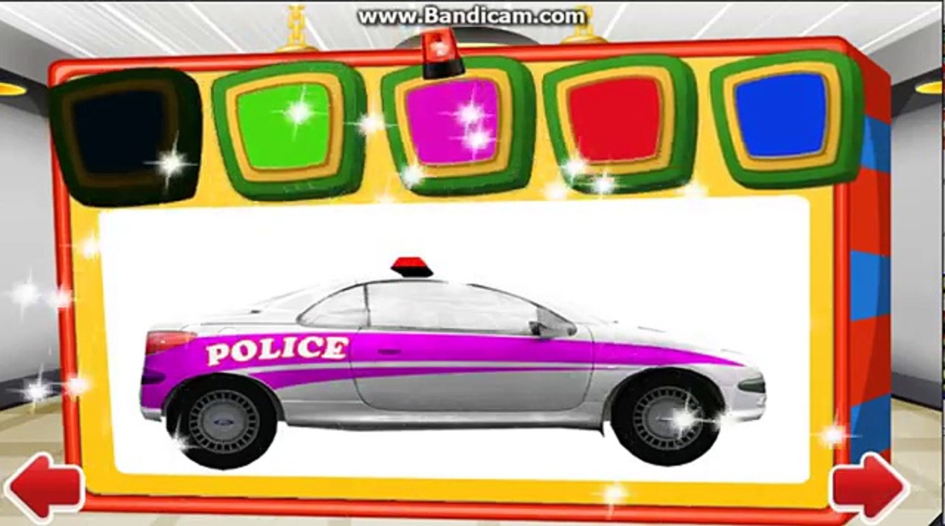 ⁣Игра полицейская машина для детей / Games Wash police cars