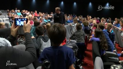 Vendée Globe 2016 : Thomas Ruyant à la rencontre des élèves