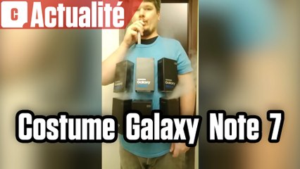 Bombe humaine Galaxy Note 7 : une idée costume originale pour Halloween