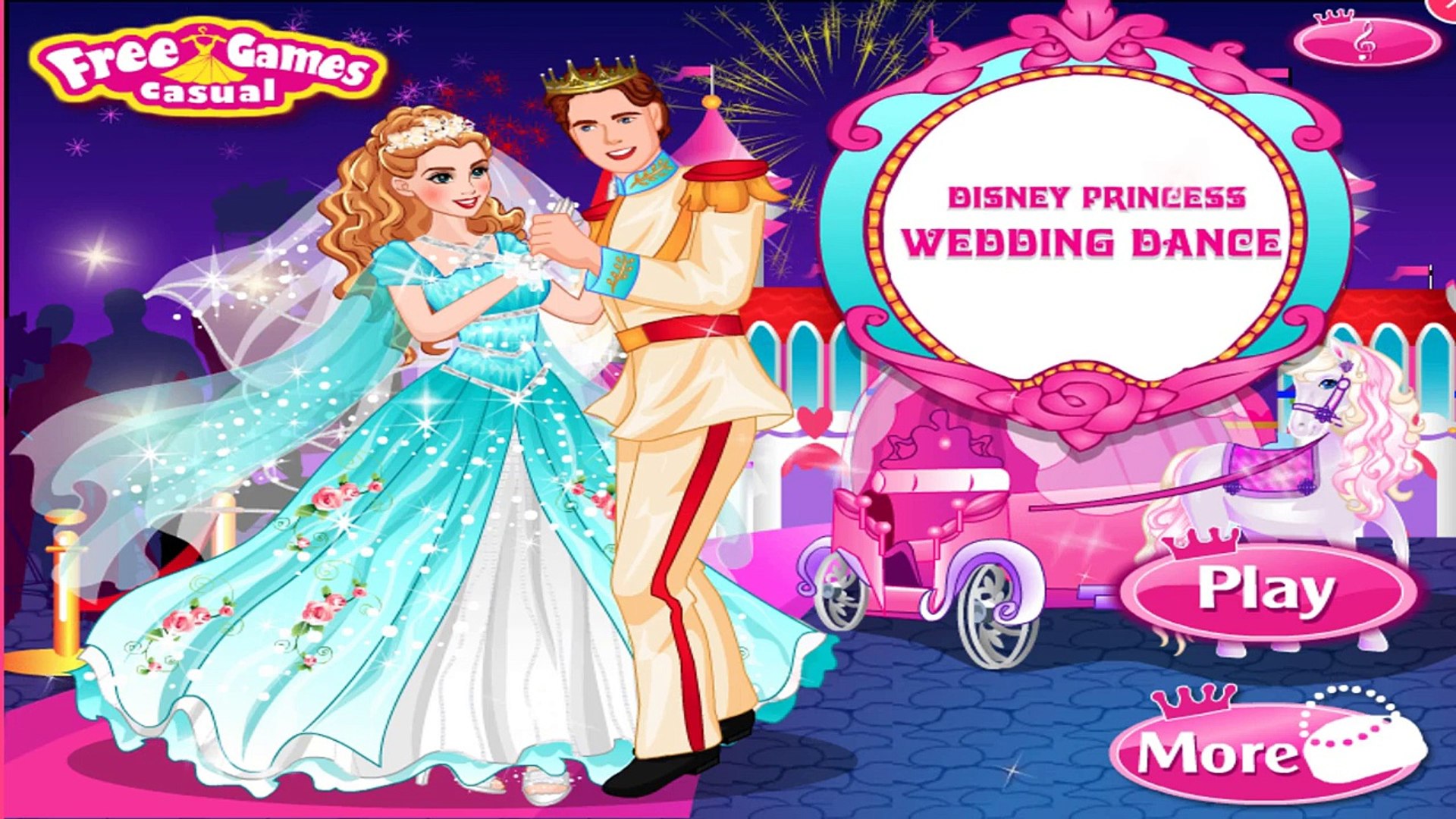 Disney Princess Wedding Dance Disney Princess Dress Up Gameplay
