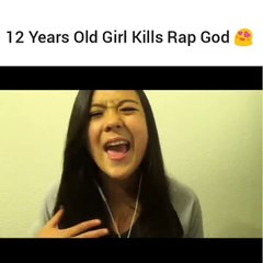 12 Years Old Girl Kills Rap God