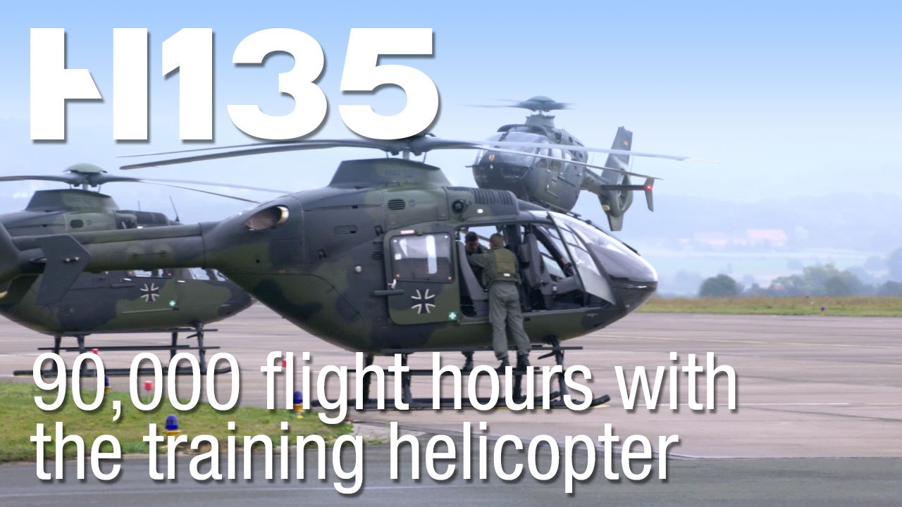 German Armed Forces reach 90,000 flight hours with the H135 training helicopter