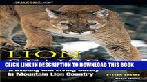 [New] Ebook Lion Sense, 2nd: Traveling and Living Safely in Mountain Lion Country (Kestrel) Free