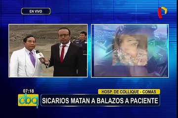Comas: sicarios matan a balazos a sujeto dentro de hospital de Collique