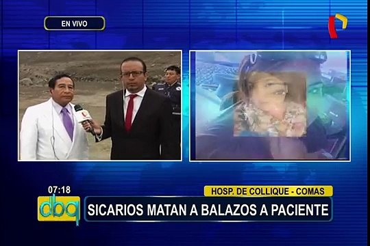 Comas: sicarios matan a balazos a sujeto dentro de hospital de Collique
