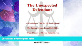 Big Deals  The Unexpected Defendant - A Cautionary Tale for the Professional: The Justice System