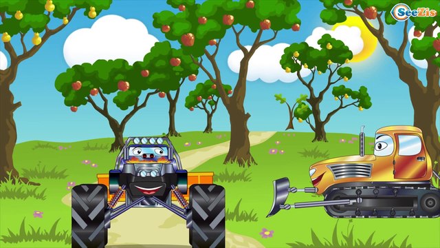 Camion pour bébés | Voitures de construction | Dessins animés pour bébés | Voiture Pour Enfants