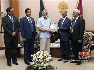 রাষ্ট্রপতির কাছে ২০১৫ সালের বার্ষিক প্রতিবেদন জমা দিলো দুদক