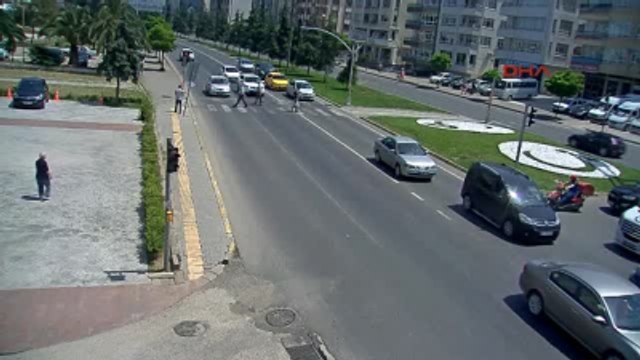 Ordu'da Trafik Kazaları ve Yaya Kazaları Mobese Kameralarına Yansıdı