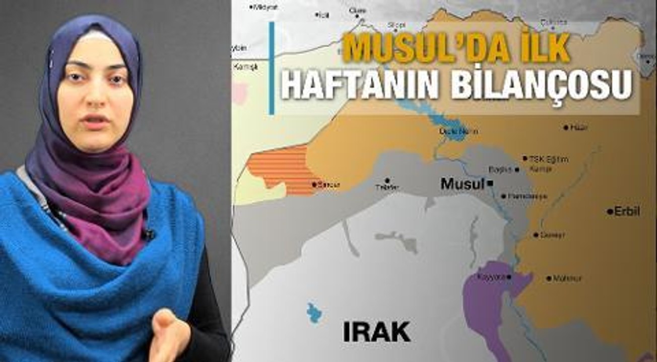 Musul'da ilk haftanın bilançosu