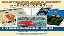 [New] Ebook Nostalgic Song Sheets Postcards: 24 Full-Color Ready-to-Mail Cards (Card Books) Free