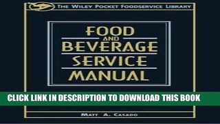 [PDF] Food and Beverage Service Manual Popular Online