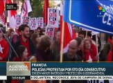 Policías de Francia exigen al pdte. mejoras salariales