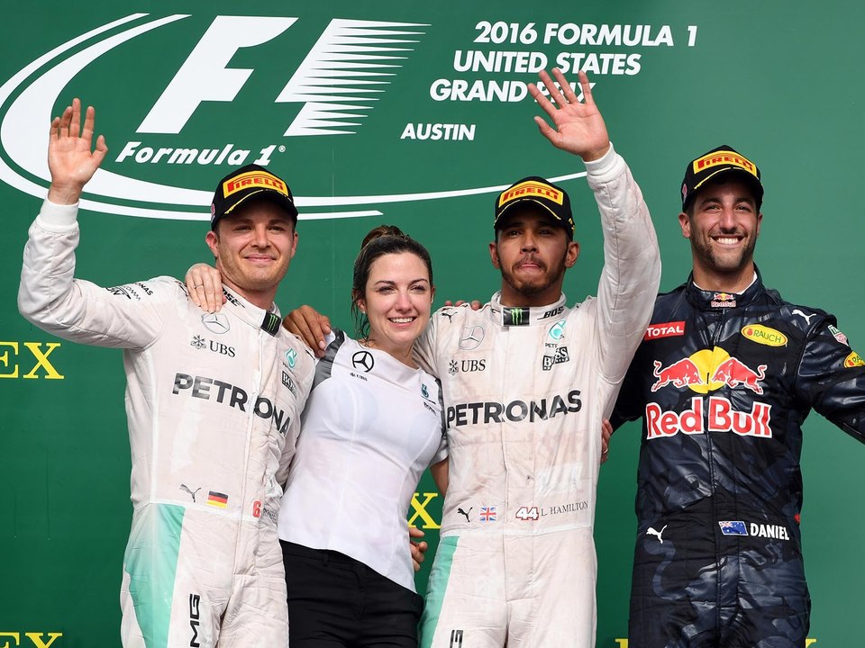 Classements du Grand Prix F1 des Etats-Unis 2016 - Infographie