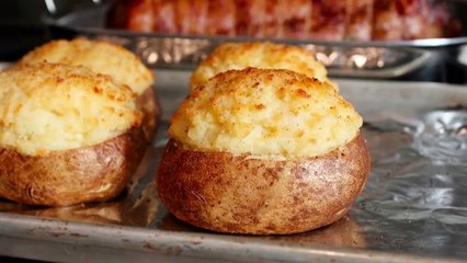 Un seul ingrédient pour réussir les pommes de terre farcies cuites 2 fois